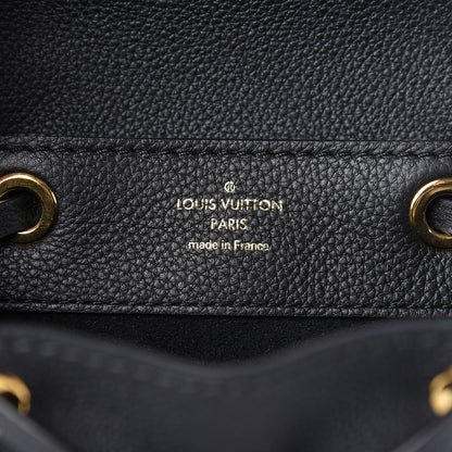Louis Vuitton Calfskin Lockme Mini Backpack Black 6 of 10