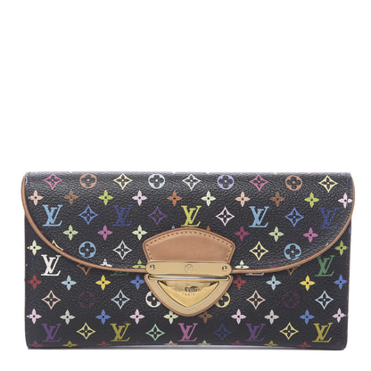 Louis Vuitton Monogram Multicolor Eugenie Wallet Black Grenade 1 of 7