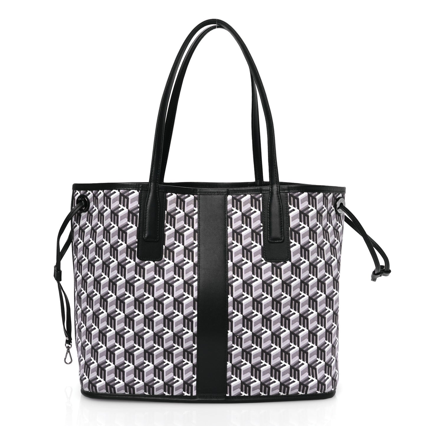 Visetos Medium Liz Reversible Shopper Tote Black