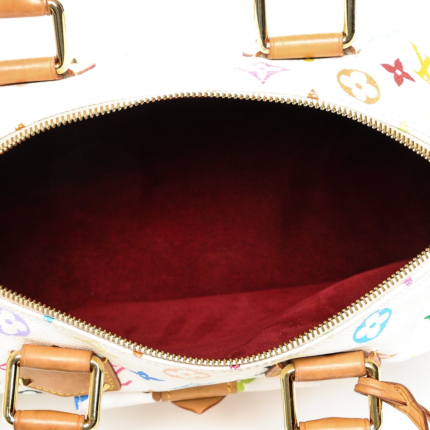 Monogram Multicolor Speedy 30 White