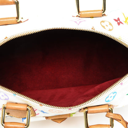Louis Vuitton Monogram Multicolor Speedy 30 White 5 of 6