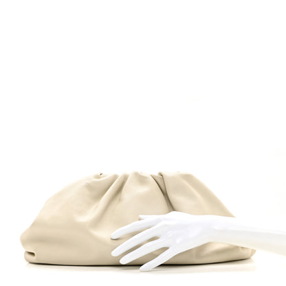 Bottega Veneta Smooth Butter Calf The Pouch Oversized Clutch Mist 2 of 6