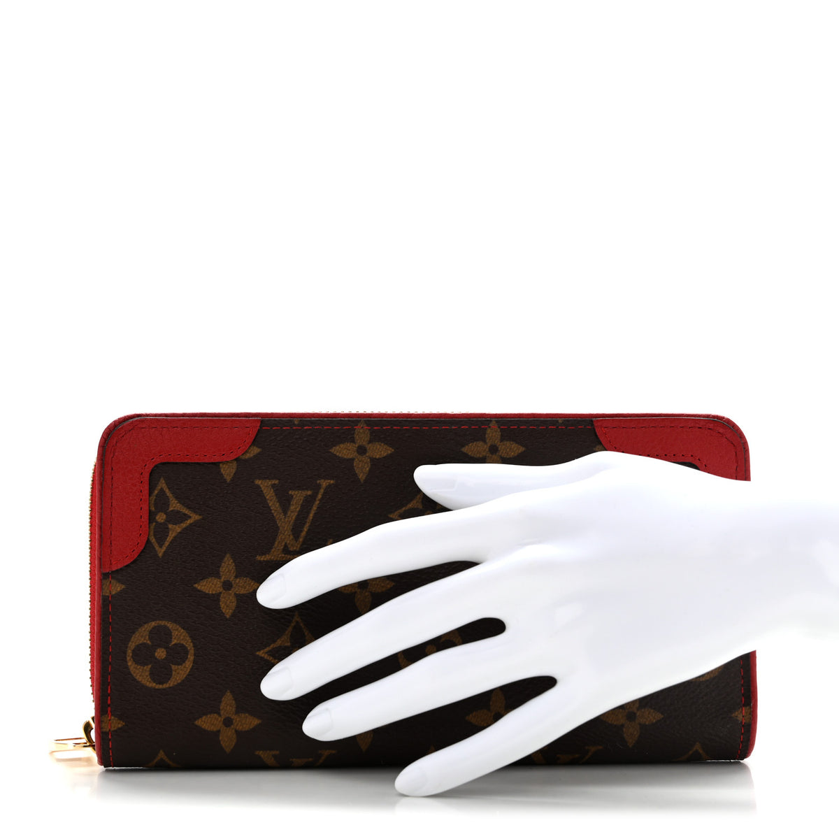 Monogram Retiro Zippy Wallet Cherry