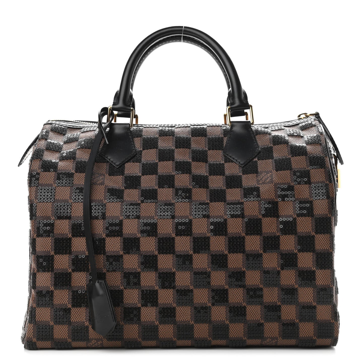 Damier Paillettes Speedy 30 Black