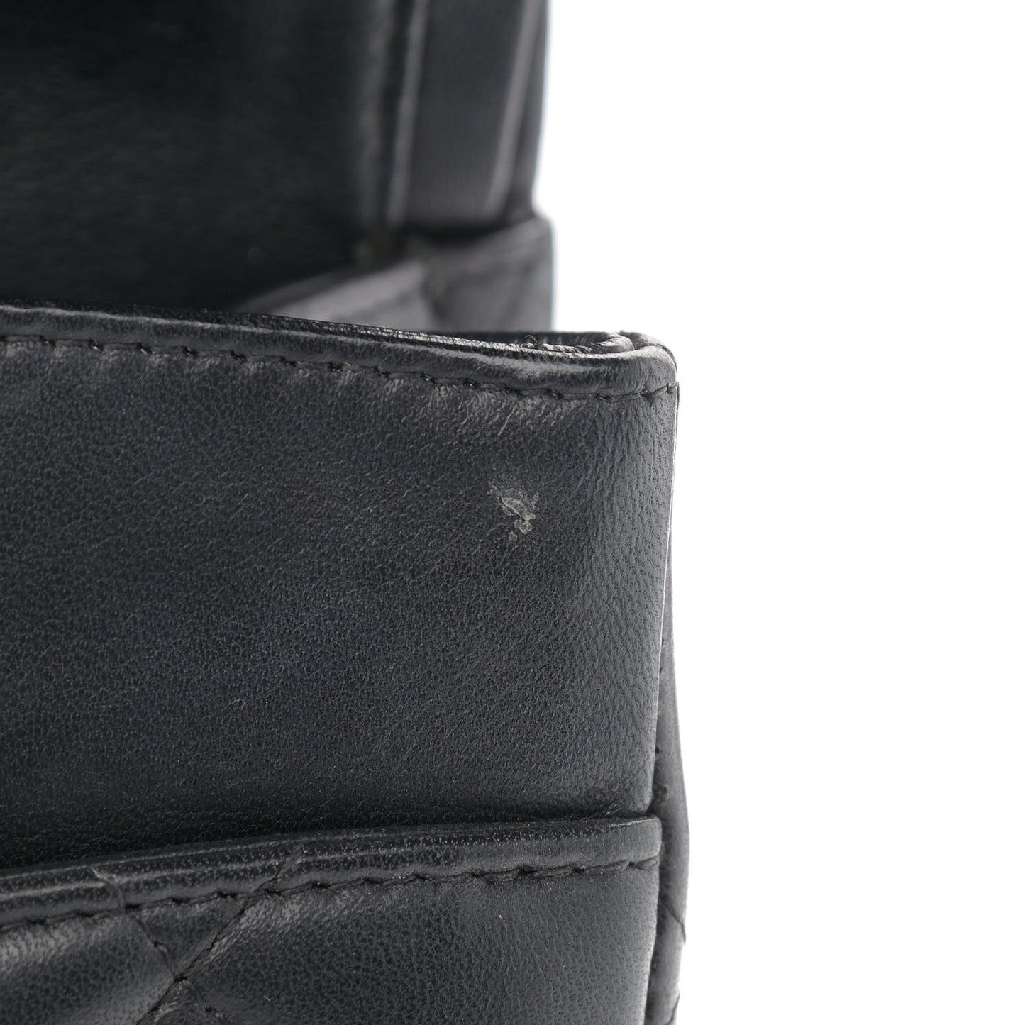 Lambskin Quilted Jumbo Double Flap So Black