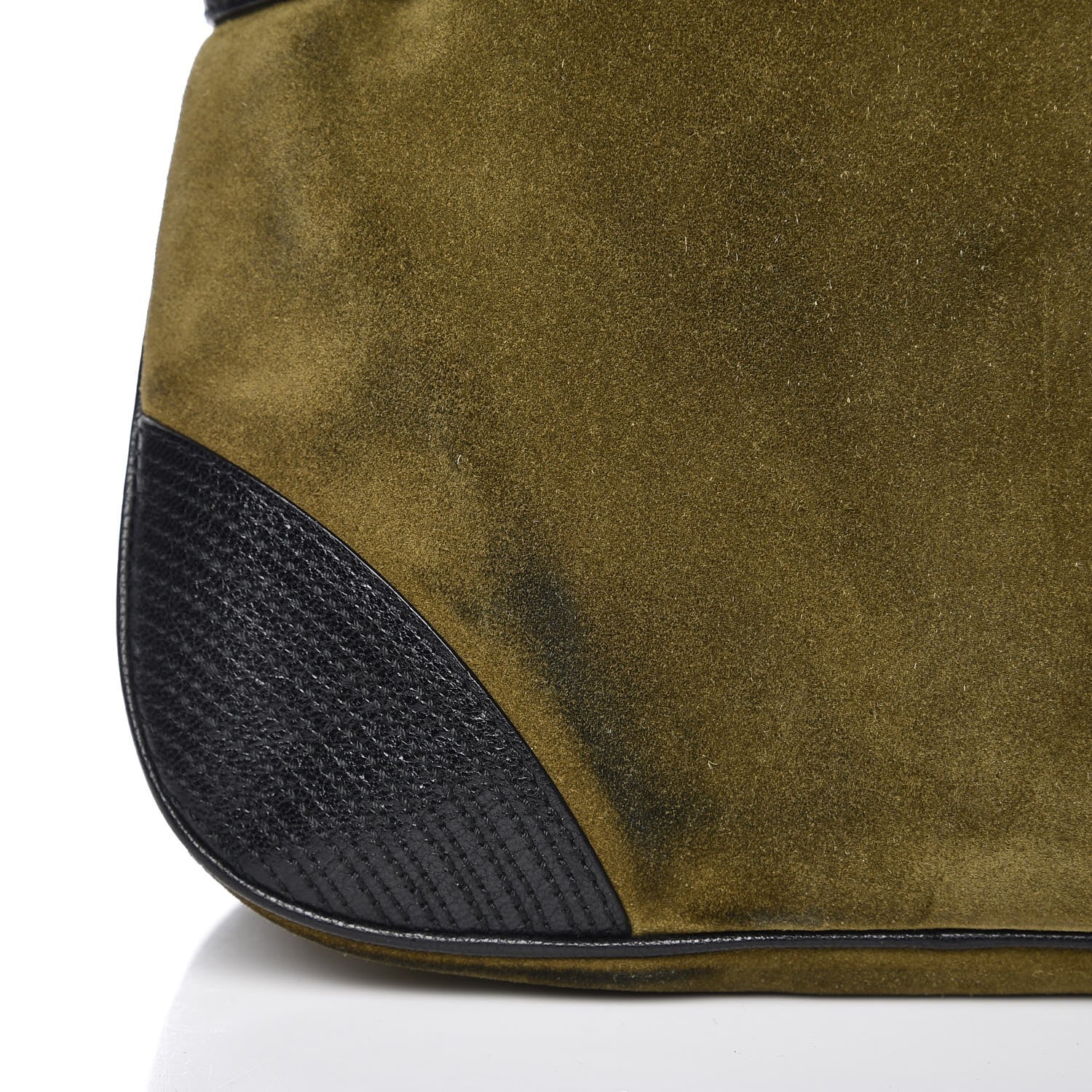 Balenciaga Suede Tote Bag Olive Black 9 of 9