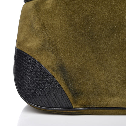 Balenciaga Suede Tote Bag Olive Black 9 of 9