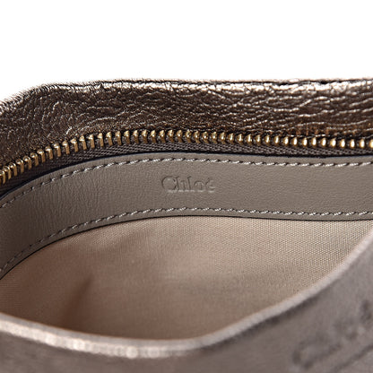 Chloe Metallic Calfskin Mini Roy Chain Pouch Gold 6 of 7