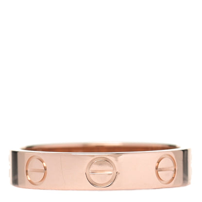 Cartier 18K Pink Gold 3.5mm LOVE Wedding Band Ring 49 4.75 1 of 4