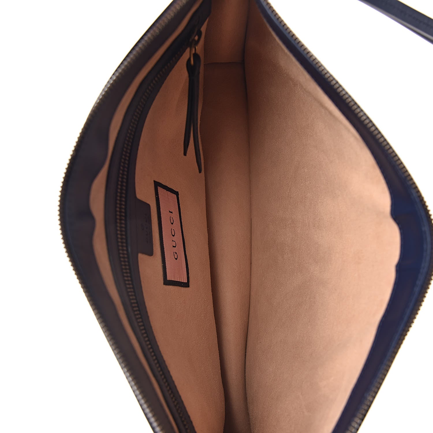 Gucci Calfskin GucciGhost Print GG Messenger Bag Blue Agata Hibiscus Red 5 of 11