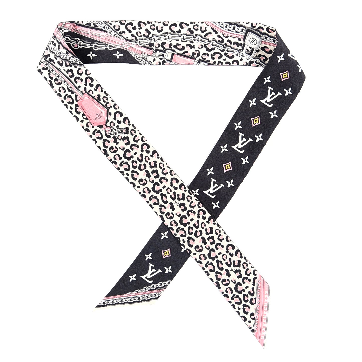 Silk Monogram Wild At Heart BB Bandeau Black