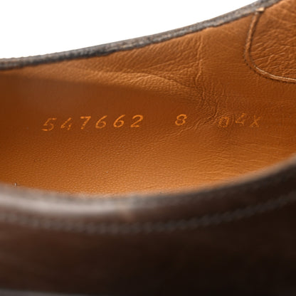 Gucci Calfskin Mens Captoe Oxford Loafers 8 Brown 6 of 8