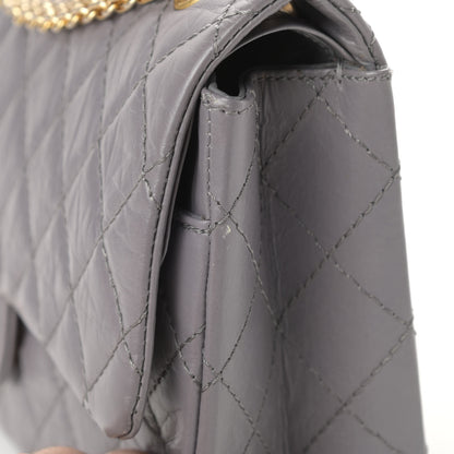 Chanel Aged Calfskin Quilted 2.55 Reissue 226 Flap Grey 17 of 18