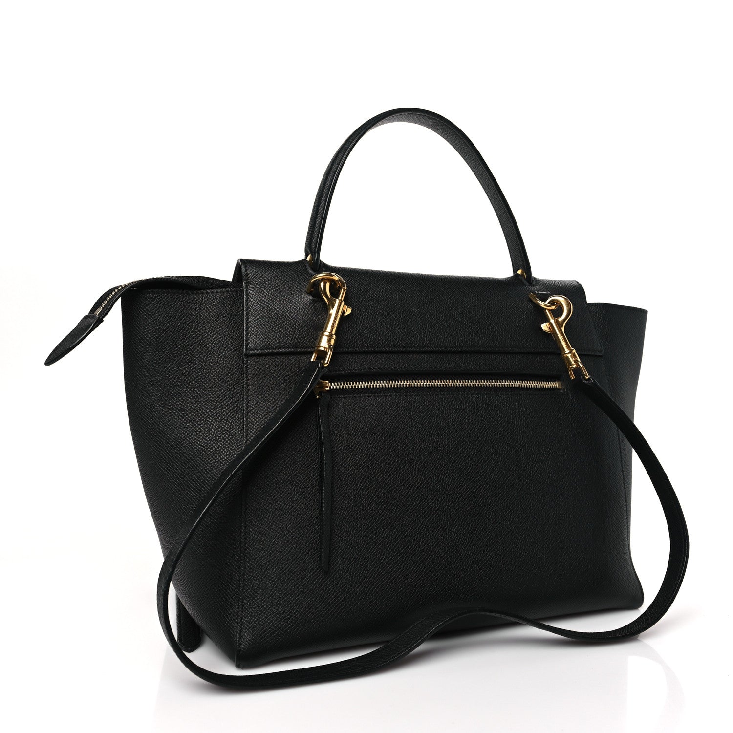 Celine Grained Calfskin Mini Belt Bag Black 3 of 11