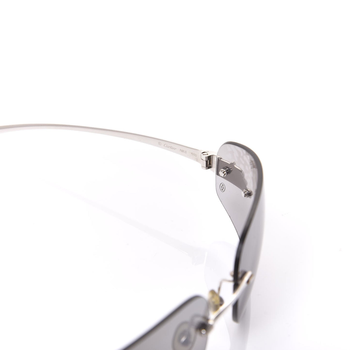 Panthere De Sunglasses Black Silver
