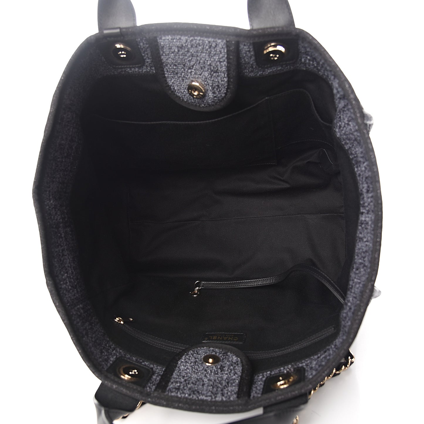 Canvas Medium Deauville Tote Charcoal