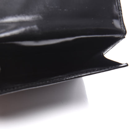 Gucci Imprime Monogram GG Pierce French Flap Wallet Black 9 of 10