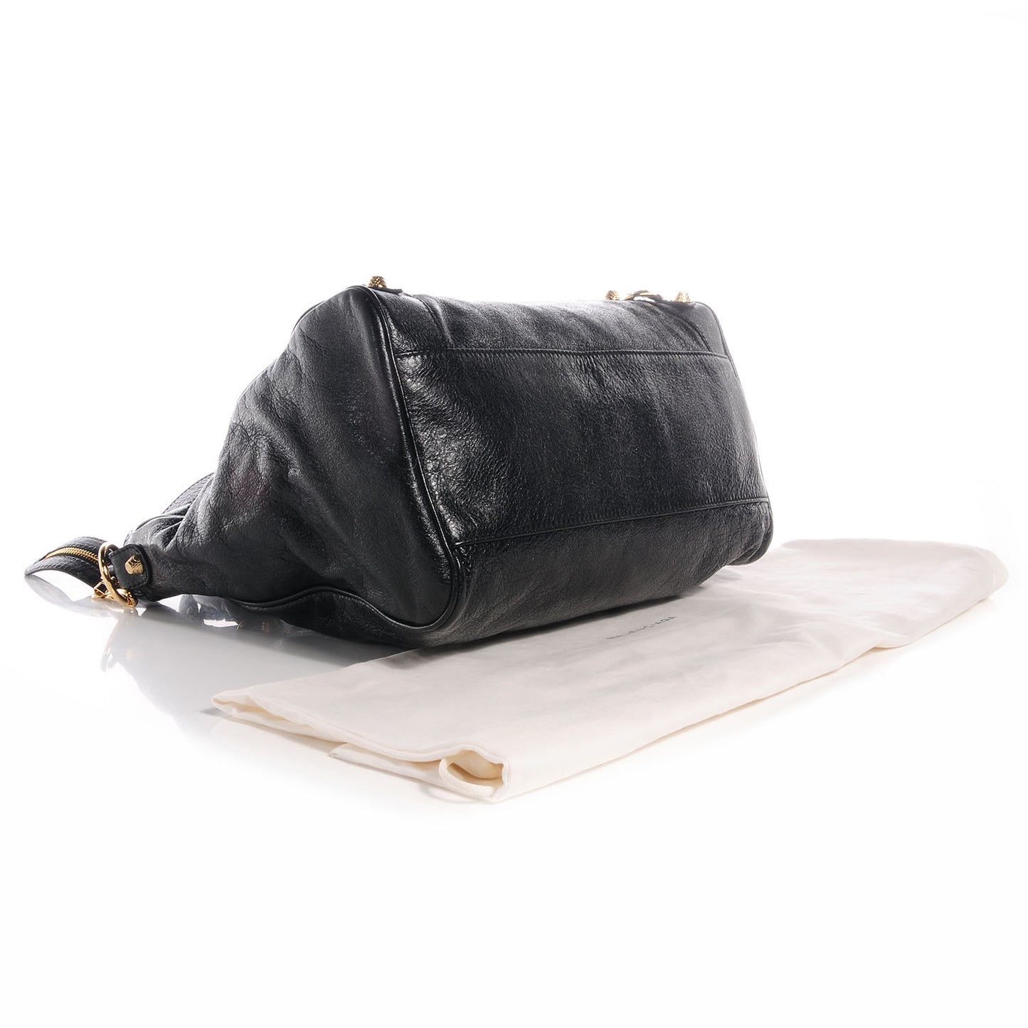 Agneau Giant 12 Gold Hardware Velo Black