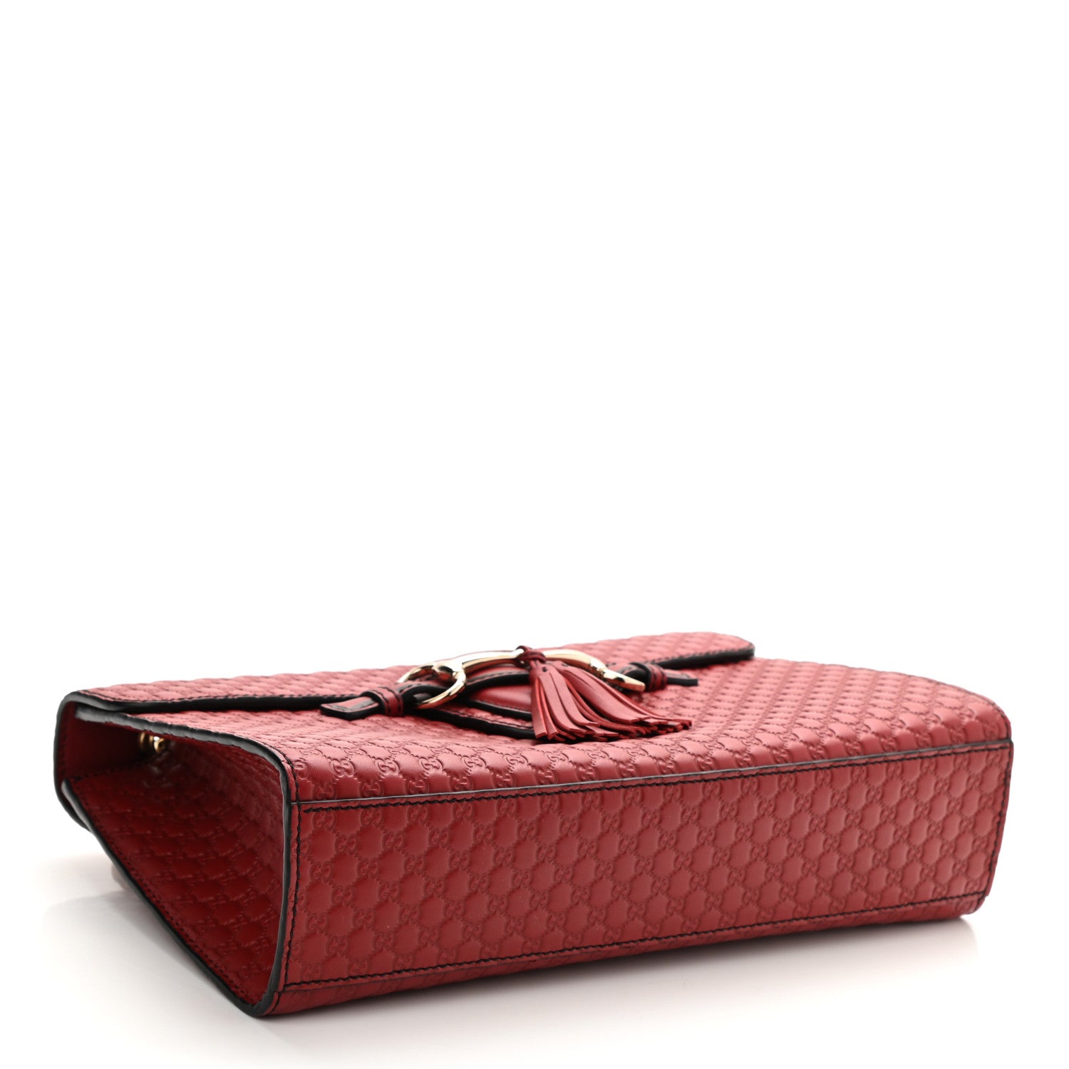 Gucci Microguccissima Medium Emily Chain Shoulder Bag Red 4 of 8