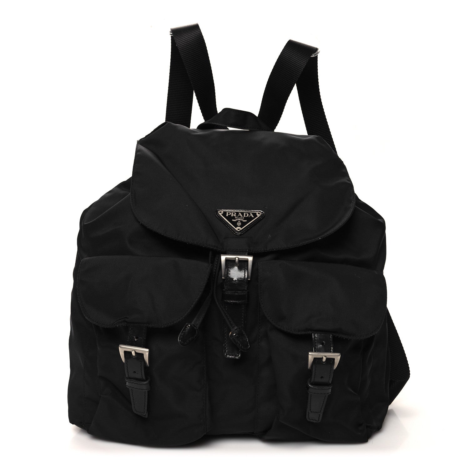 Prada Nylon Vela Medium Backpack Black 1 of 11