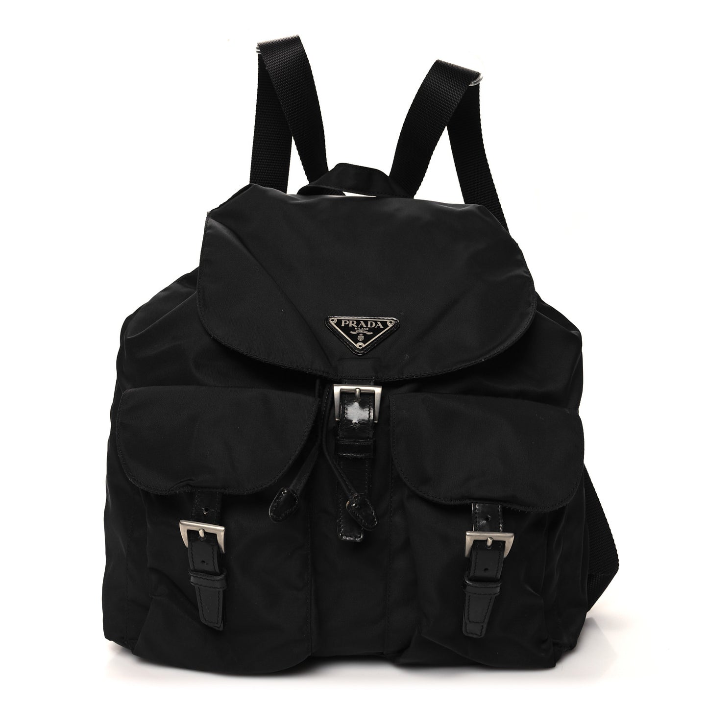 Nylon Vela Medium Backpack Black