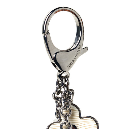 Louis Vuitton Fleur d Epi Bag Charm Ivory 3 of 5