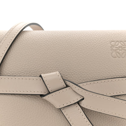 Loewe Grained Calfskin Mini Gate Crossbody Bag Light Oat 7 of 10