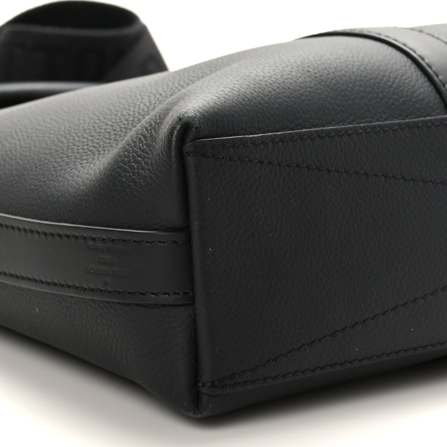 Calfskin Aerogram Takeoff Briefcase Black