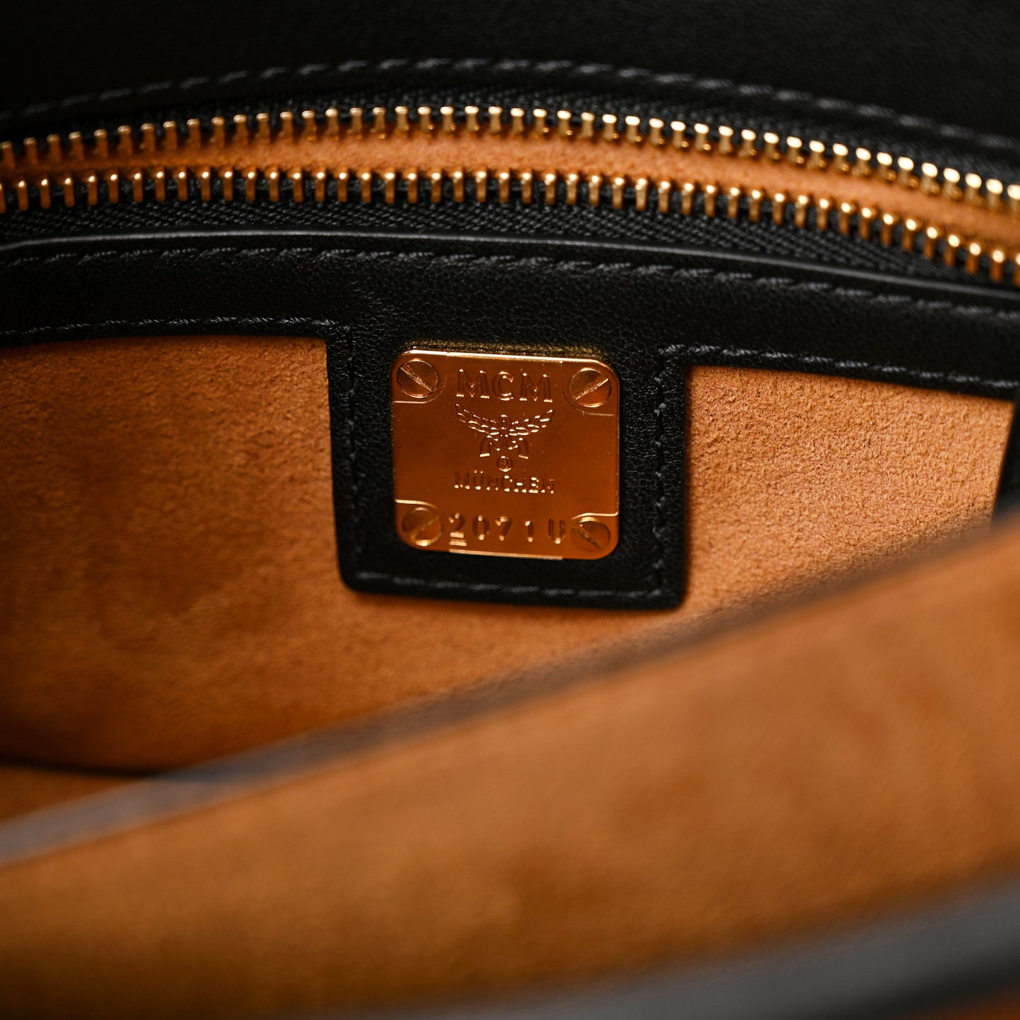 Visetos Mini Patricia Crossbody Bag Cognac Black