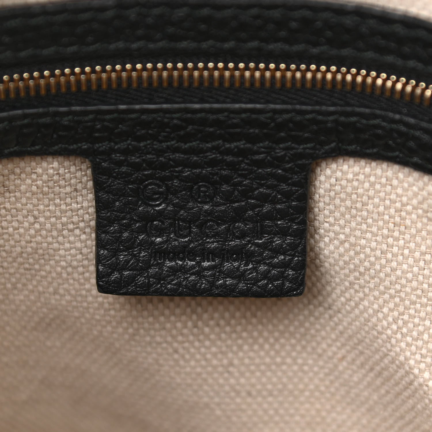 Gucci Pebbled Calfskin Large Soho Hobo Black 6 of 12