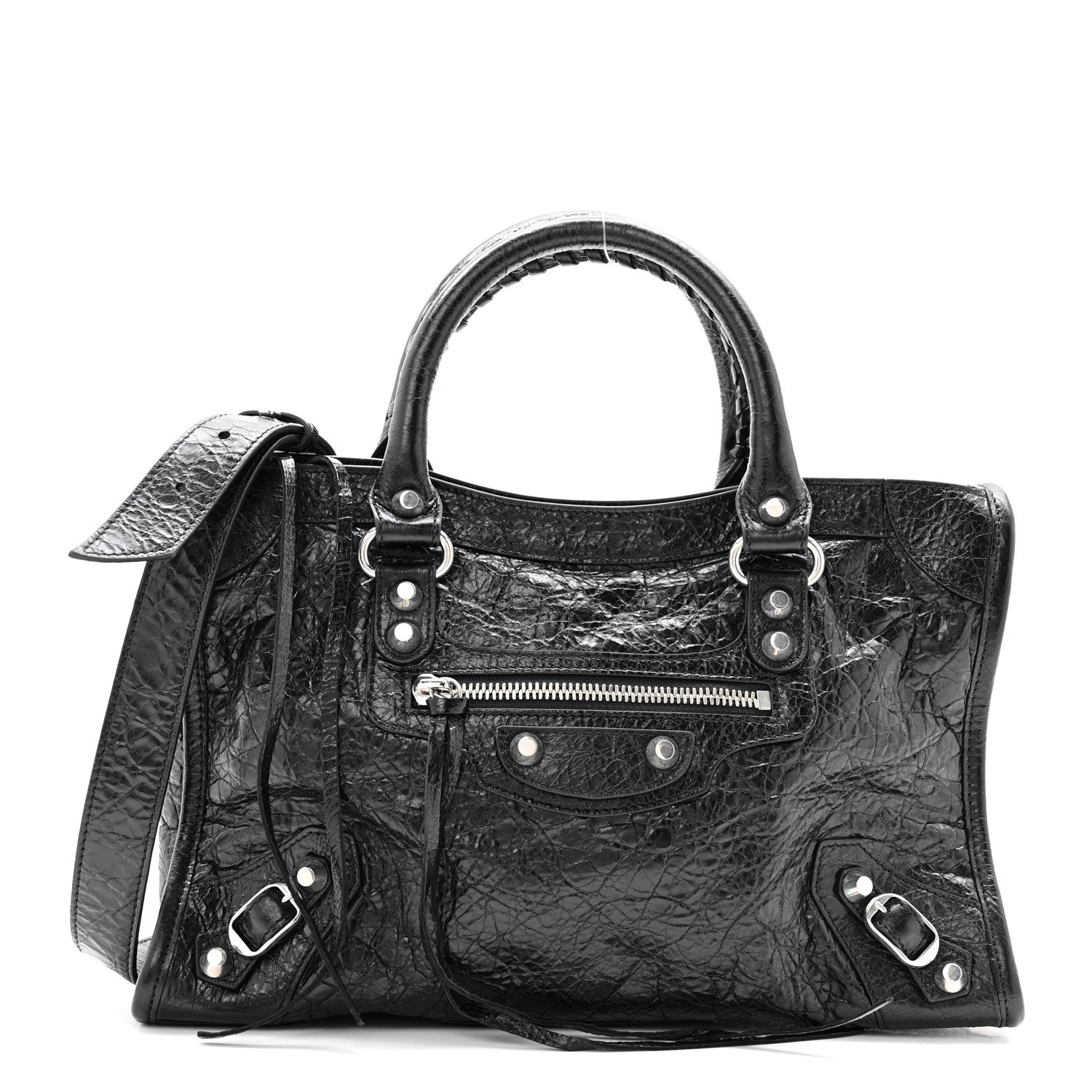 Balenciaga Agneau Arena Silver Hardware Small Le City Black 1 of 14