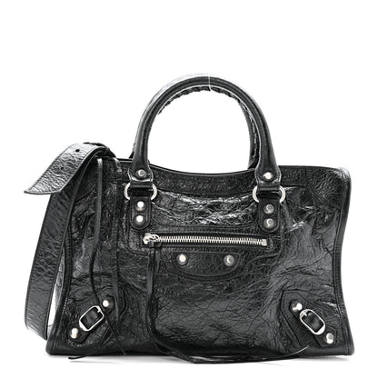 Balenciaga Agneau Arena Silver Hardware Small Le City Black 1 of 14