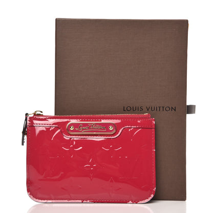 Louis Vuitton Vernis Key Pouch Rose Indien 8 of 8