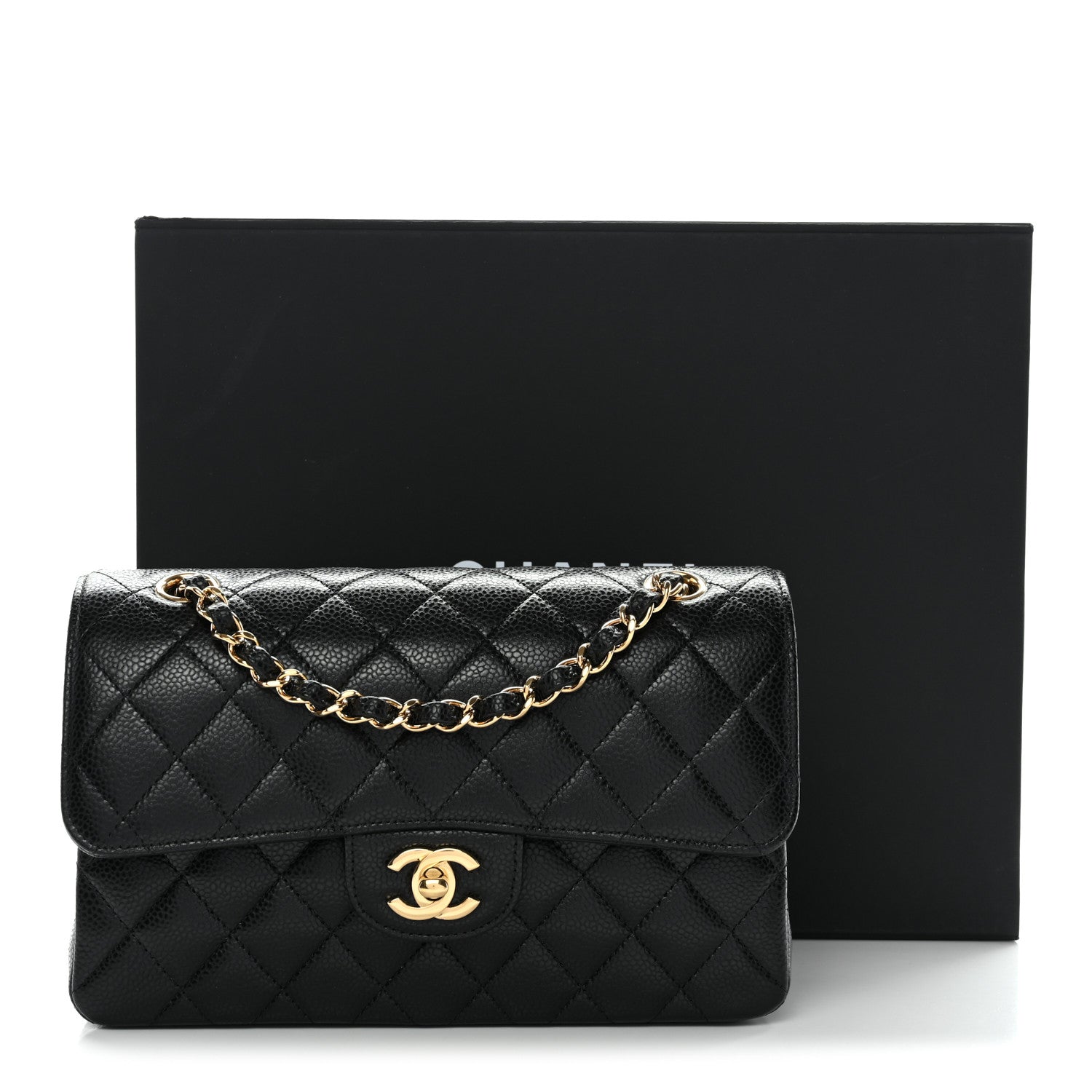 Chanel Caviar Quilted Small Double Flap Black 11 of 11