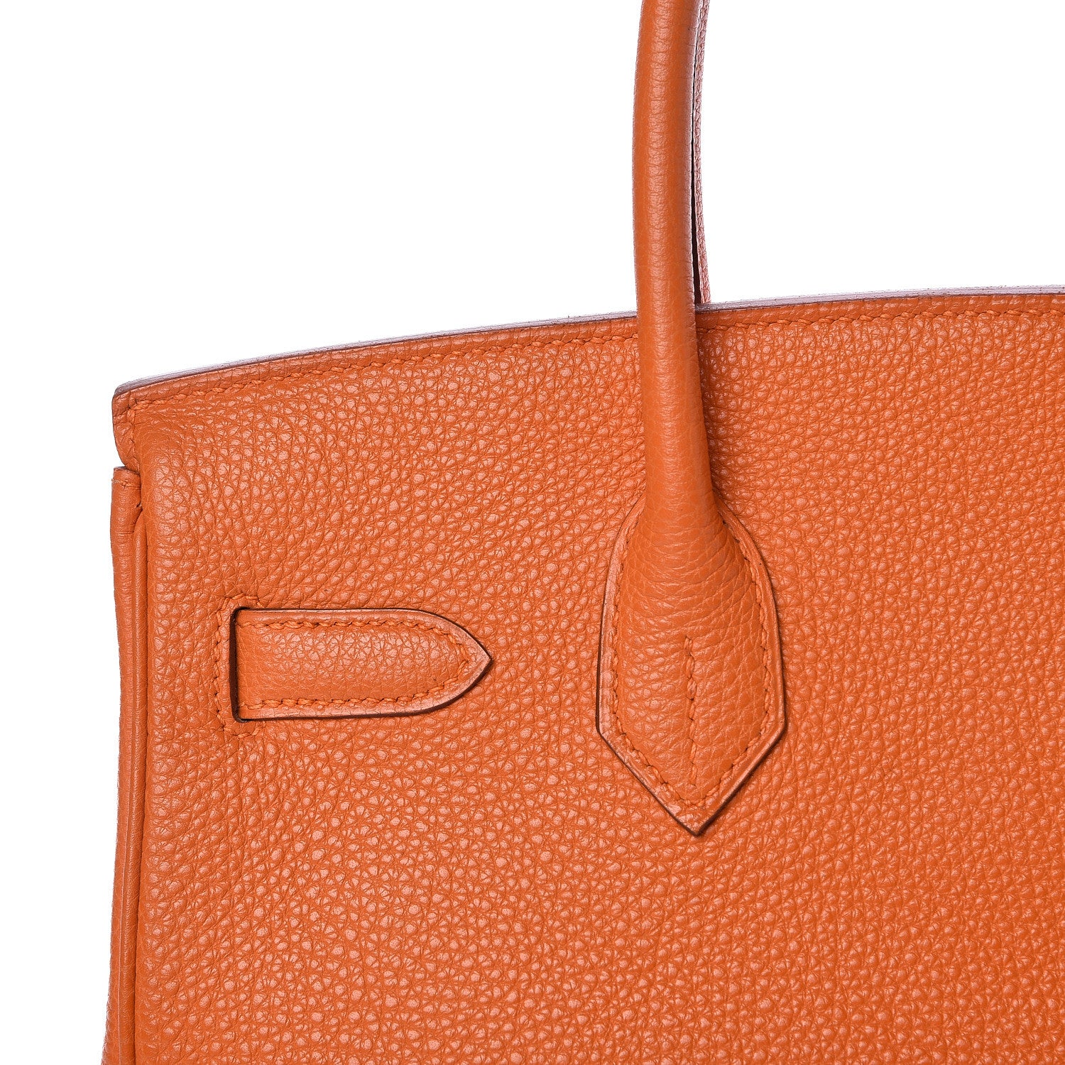 Hermes Togo Birkin 30 Orange 10 of 38