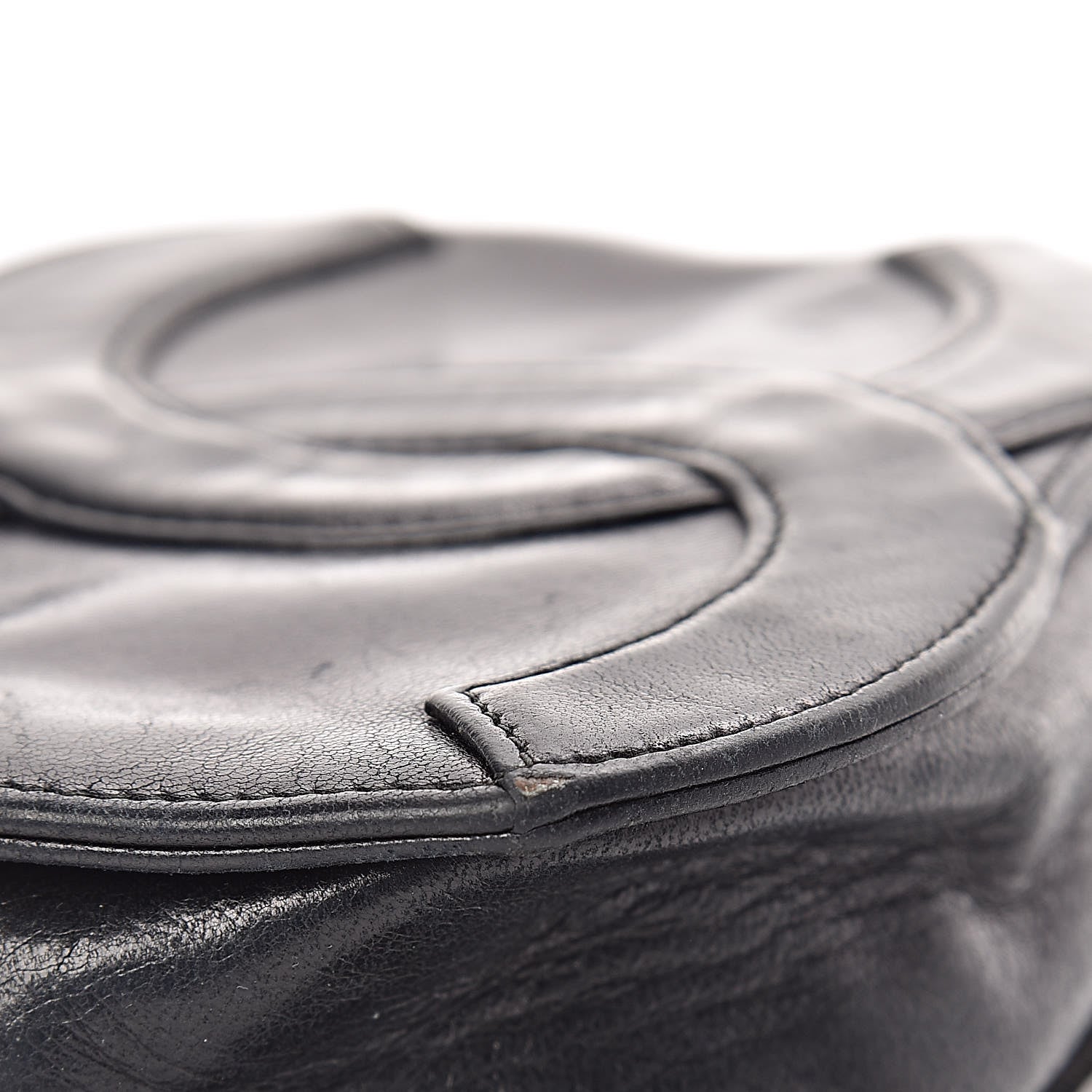 Chanel Lambskin Quilted CC Tassel Crossbody Black 12 of 18