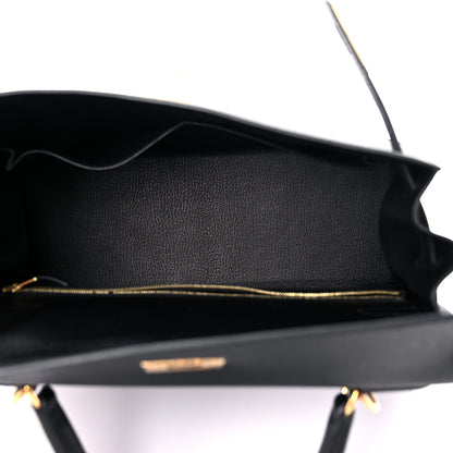 Hermes Epsom Kelly Sellier 32 Black 5 of 9