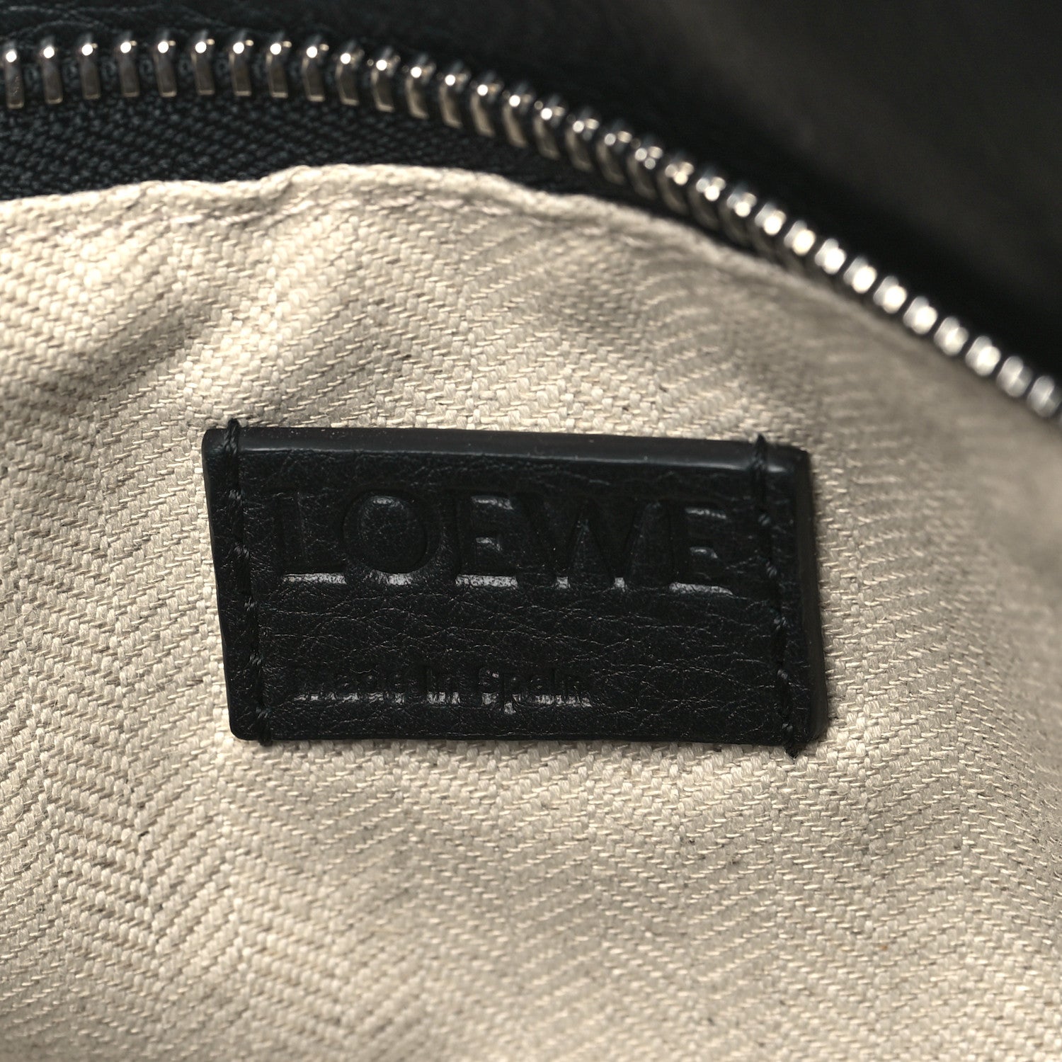 Loewe Calfskin Small Puzzle Bag Black 6 of 8