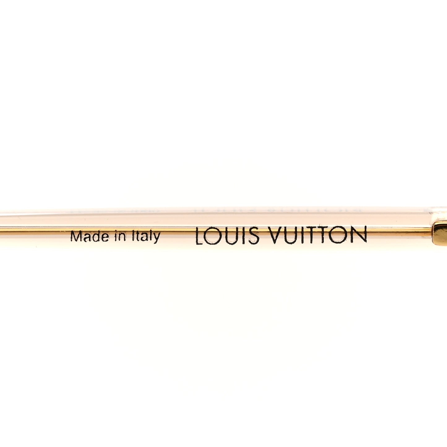 Metal LV Signature Square Sunglasses Z2021U Gold
