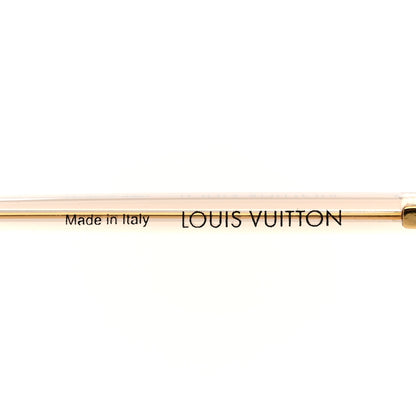 Louis Vuitton Metal LV Signature Square Sunglasses Z2021U Gold 5 of 8