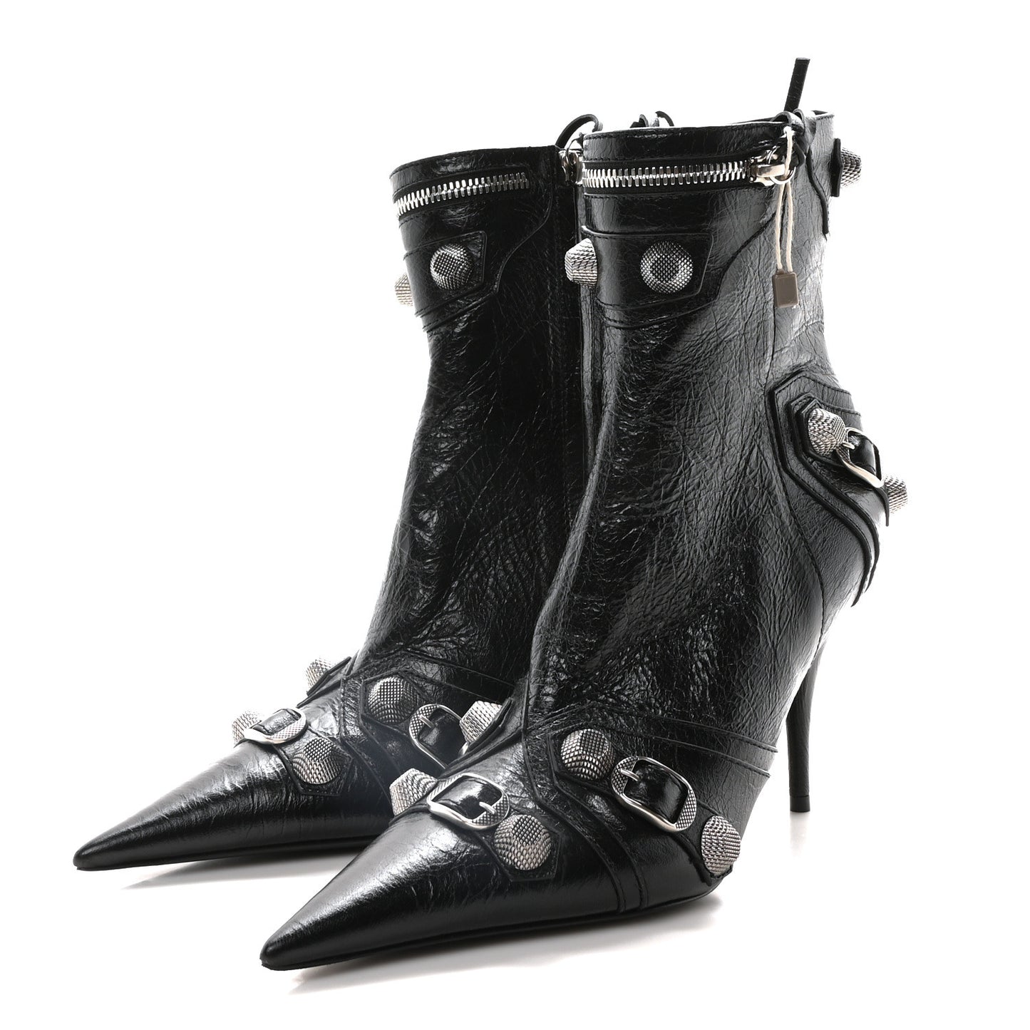 Agneau Arena Cagole 90mm Ankle Boots 39 Black