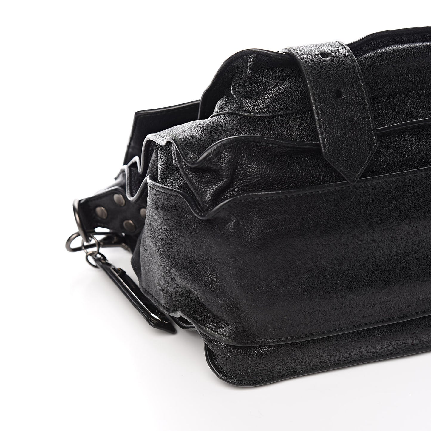 Lambskin PS1 Medium Satchel Black