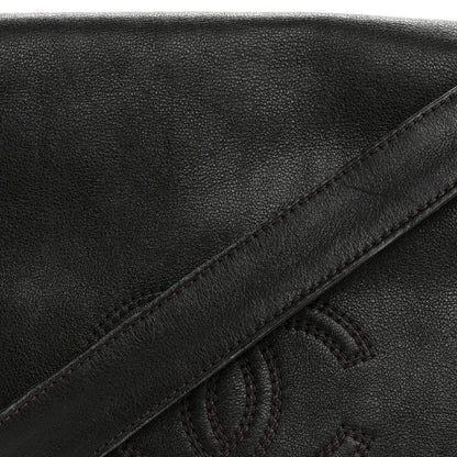 Chanel Lambskin CC Tassel Shoulder Flap Bag Black 8 of 14