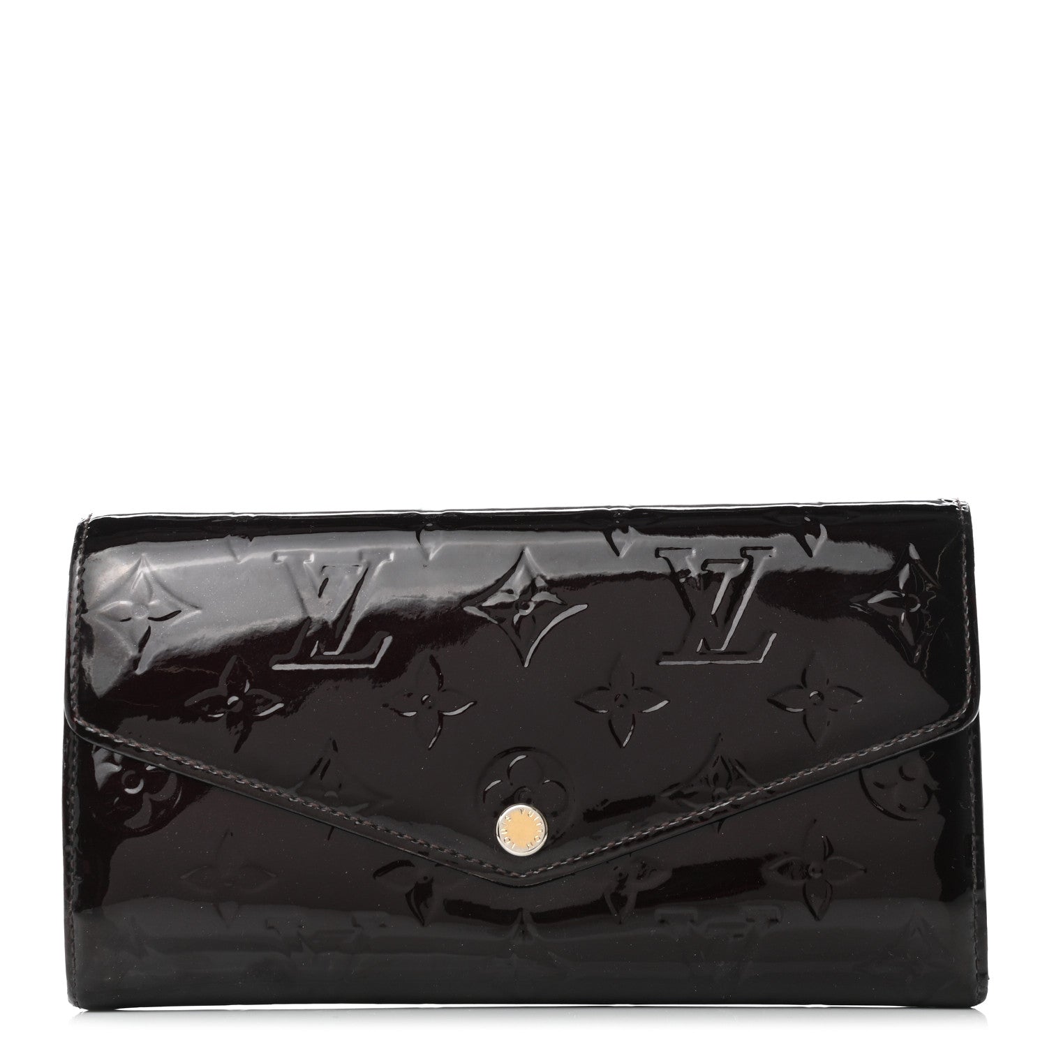 Louis Vuitton Vernis Sarah Wallet NM Amarante 1 of 11
