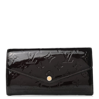Louis Vuitton Vernis Sarah Wallet NM Amarante 1 of 11