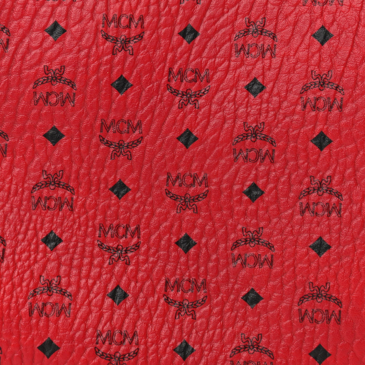 MCM Visetos Medium Crossbody Pouch Ruby Red 8 of 11