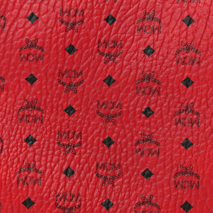 MCM Visetos Medium Crossbody Pouch Ruby Red 8 of 11