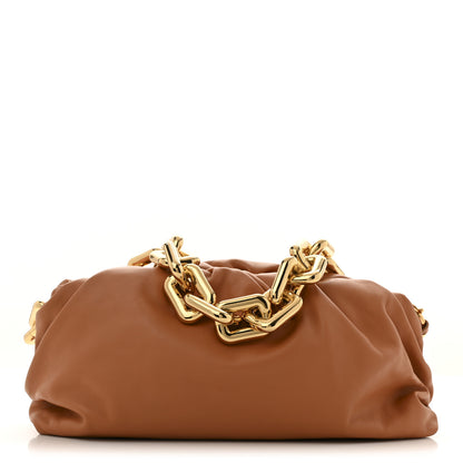 Bottega Veneta Calfskin The Pouch Chain Clay 1 of 12