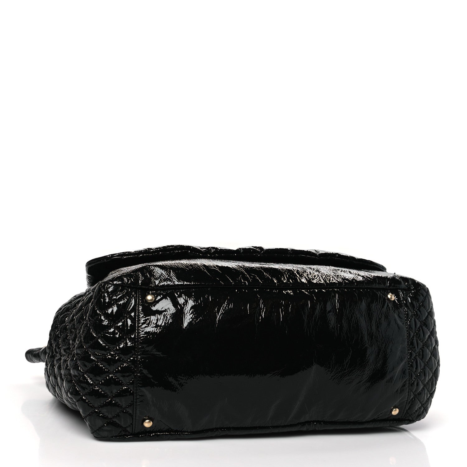 Chanel Vinyl XXL Rock and Chain Flap Black 4 of 9