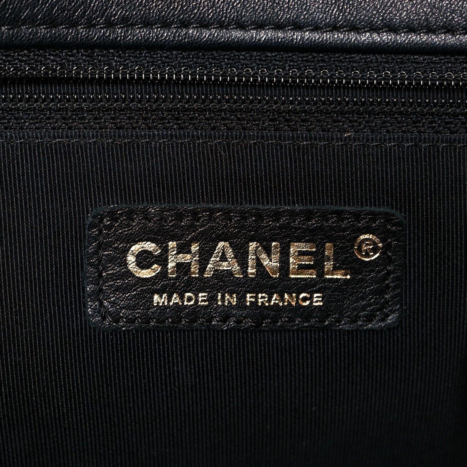 Chanel Braided Sheepskin New Medium Boy Flap Black Gold 6 of 10